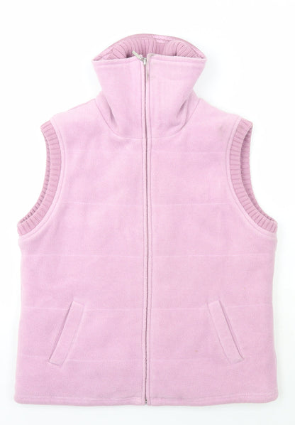 Womens UK Size 14 NEXT Pink Full Zip Jumper