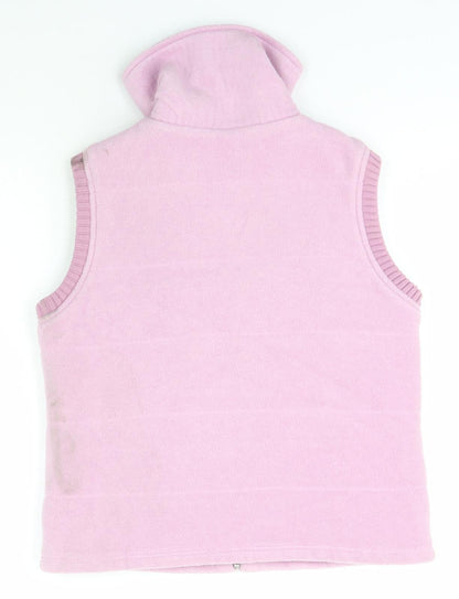 Womens UK Size 14 NEXT Pink Full Zip Jumper