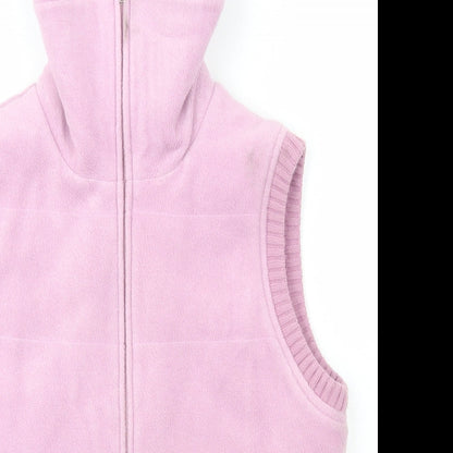 Womens UK Size 14 NEXT Pink Full Zip Jumper