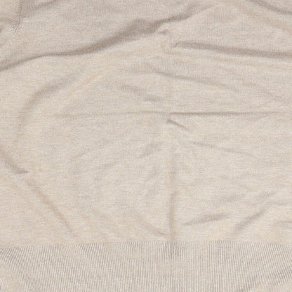 Womens UK Size M Preworn Beige Pullover Jumper