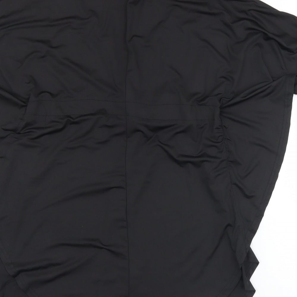 Womens UK Size 10 Zanzea Black Basic Blouse