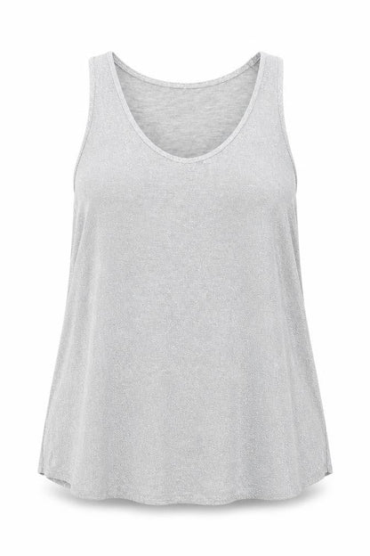Womens UK Size 14 NEXT Silver Basic Tank