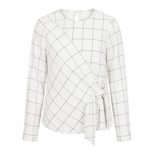 Womens UK Size 8 F&F White Wrap Blouse