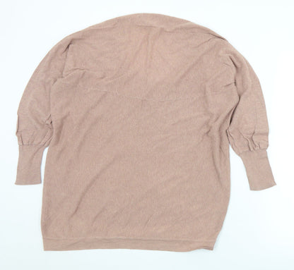Womens UK Size 10 Topshop Pink Pullover Jumper
