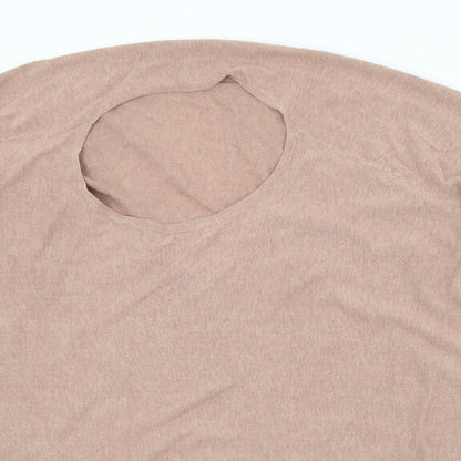 Womens UK Size 10 Topshop Pink Pullover Jumper