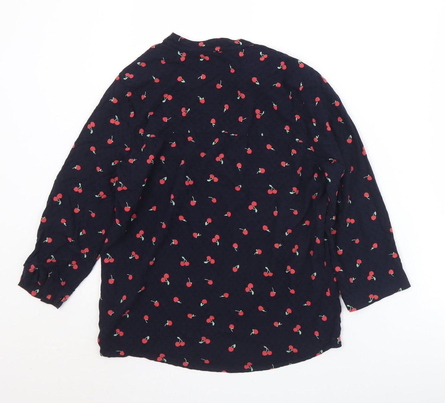 Womens UK Size 8 Marks and Spencer Black Basic Blouse