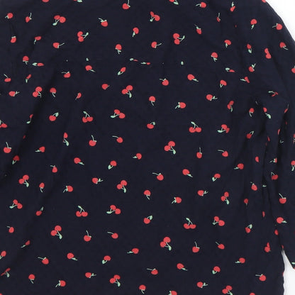 Womens UK Size 8 Marks and Spencer Black Basic Blouse