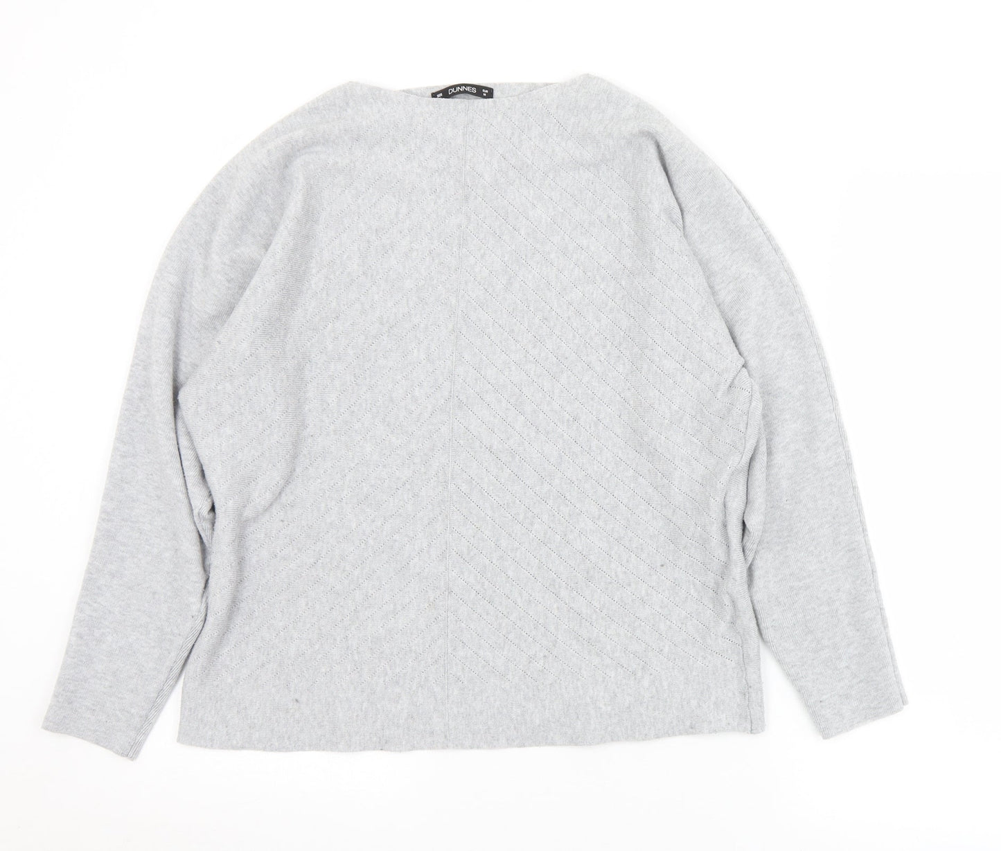 Womens UK Size M Dunnes Stores Grey Pullover Jumper