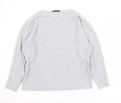 Womens UK Size M Dunnes Stores Grey Pullover Jumper