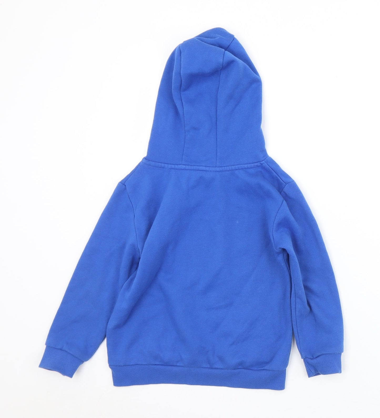 Dunnes Stores Boys Blue  Cotton Pullover Hoodie Size 5 Years   - The Future is Now