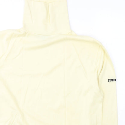 Cypress Point Mens Yellow  Polyester Pullover Sweatshirt Size L