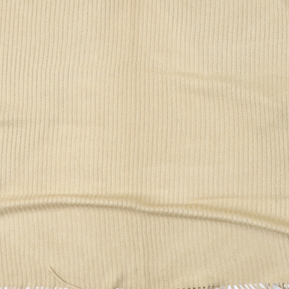 Florence + Fred Womens Beige V-Neck  Acrylic Cape Jumper One Size