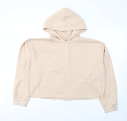 New Look Womens Beige  Cotton Pullover Hoodie Size XL  Pullover