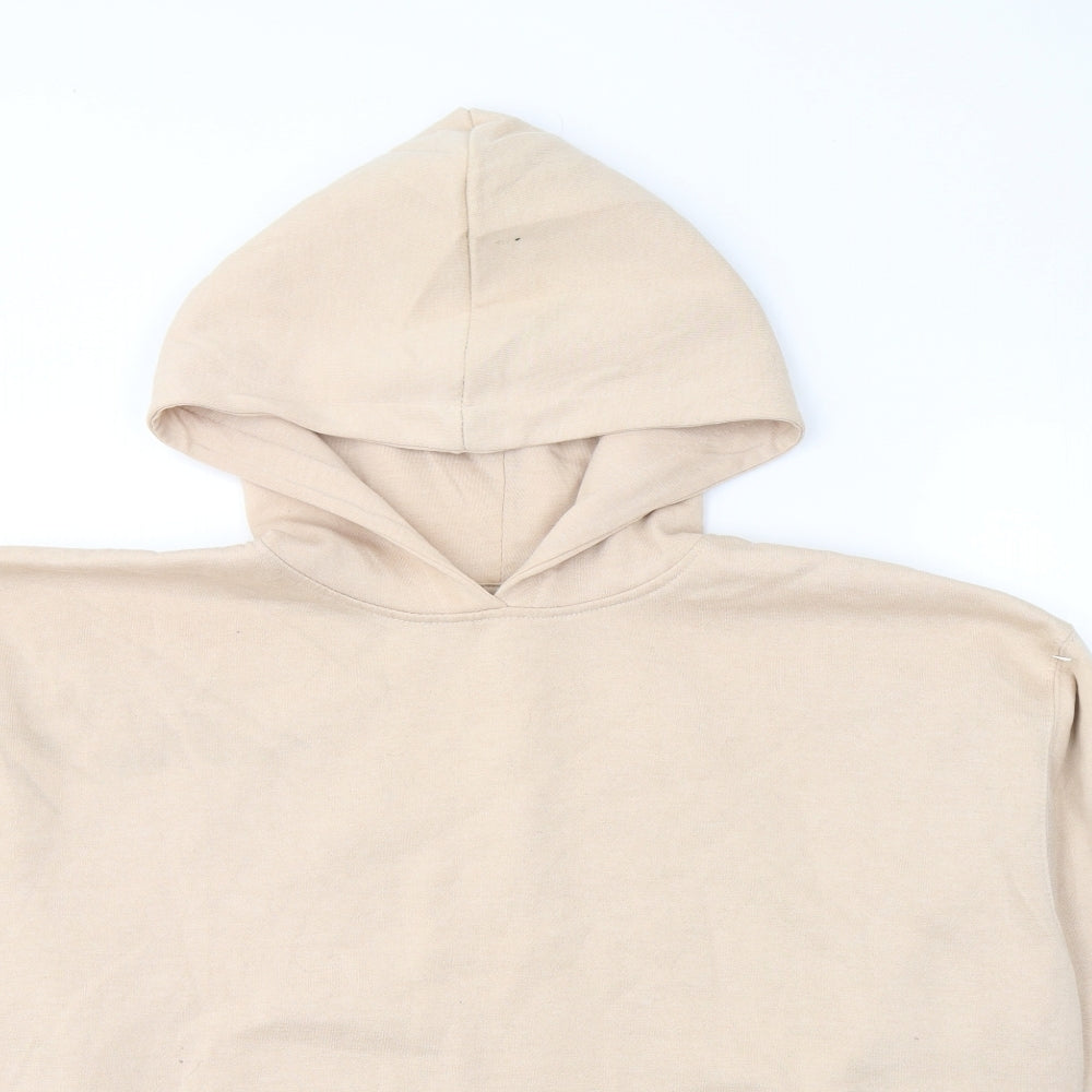New Look Womens Beige  Cotton Pullover Hoodie Size XL  Pullover