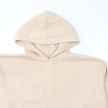 New Look Womens Beige  Cotton Pullover Hoodie Size XL  Pullover