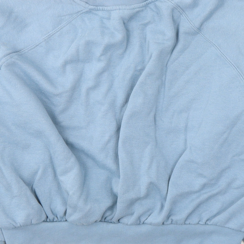 Womens UK Size L Divided by H&M Blue Pullover Sweatshirt