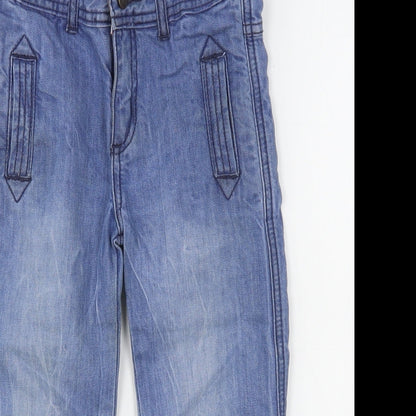 Minnie Mouse Boys Blue  Cotton Straight Jeans Size 2-3 Years  Regular Button