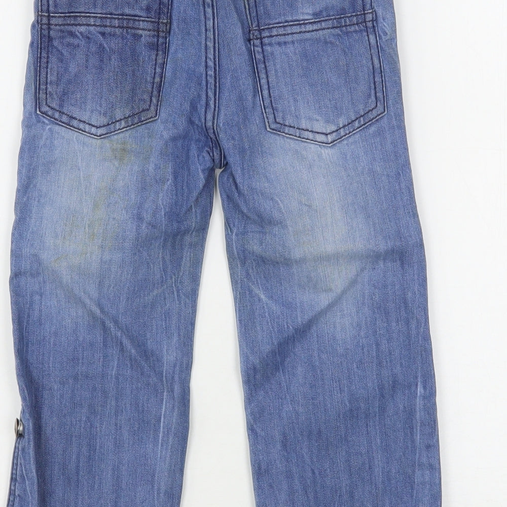 Minnie Mouse Boys Blue  Cotton Straight Jeans Size 2-3 Years  Regular Button