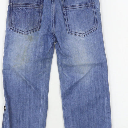 Minnie Mouse Boys Blue  Cotton Straight Jeans Size 2-3 Years  Regular Button