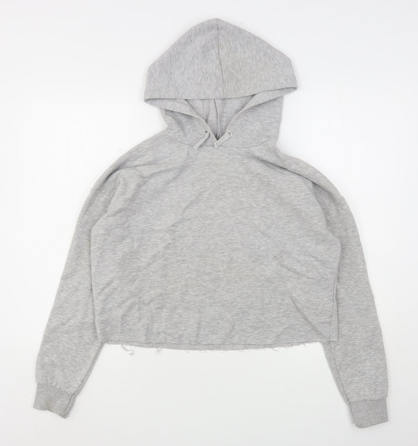 New Look Girls Grey  Polyester Pullover Hoodie Size 14-15 Years