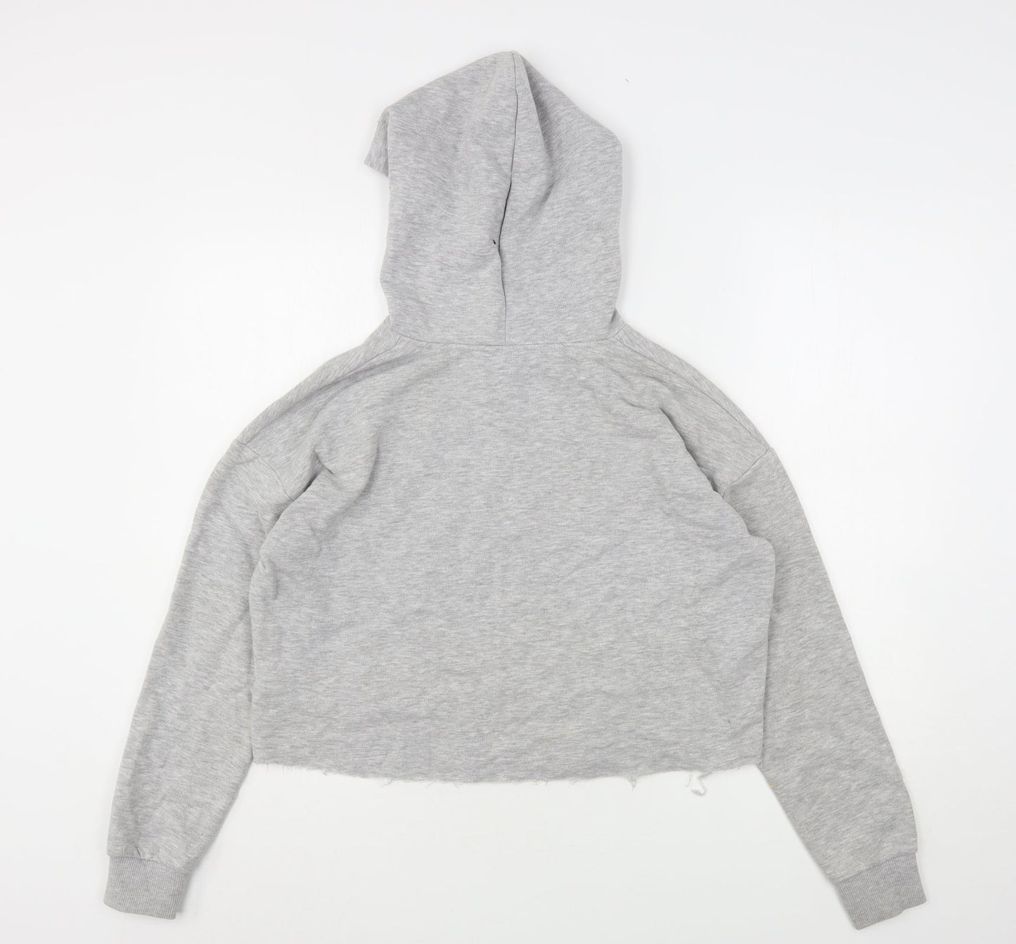 New Look Girls Grey  Polyester Pullover Hoodie Size 14-15 Years