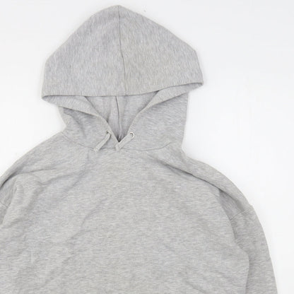 New Look Girls Grey  Polyester Pullover Hoodie Size 14-15 Years