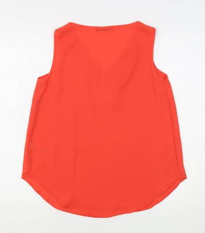 Womens UK Size 10 Dunnes Stores Red Basic Blouse