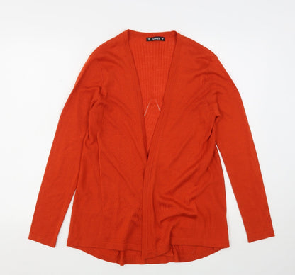 Womens UK Size S Dunnes Stores Orange Cardigan Jumper