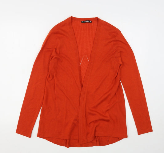 Womens UK Size S Dunnes Stores Orange Cardigan Jumper
