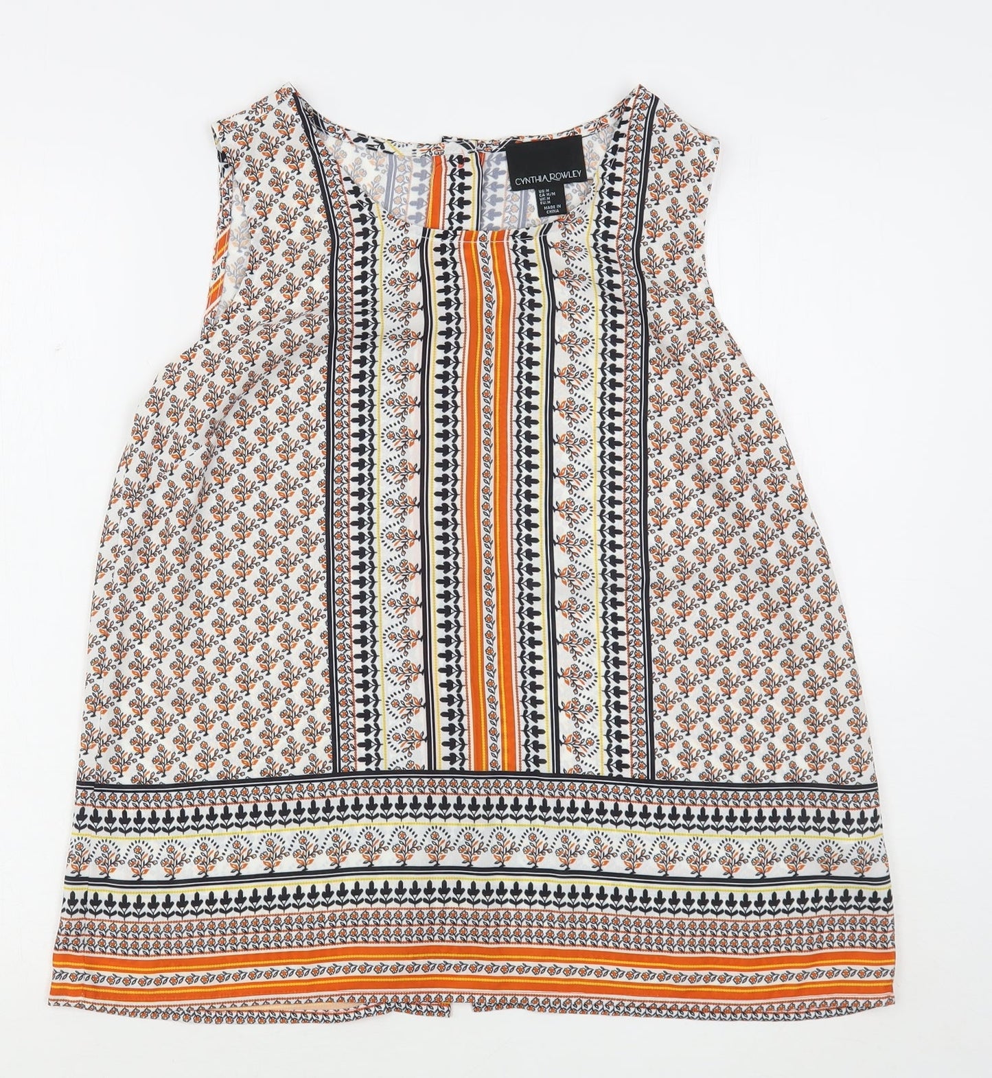 Womens UK Size M Cynthia Rowley Multicoloured Basic Blouse