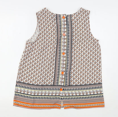 Womens UK Size M Cynthia Rowley Multicoloured Basic Blouse