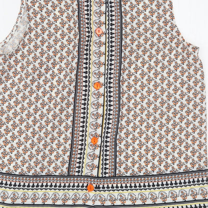 Womens UK Size M Cynthia Rowley Multicoloured Basic Blouse