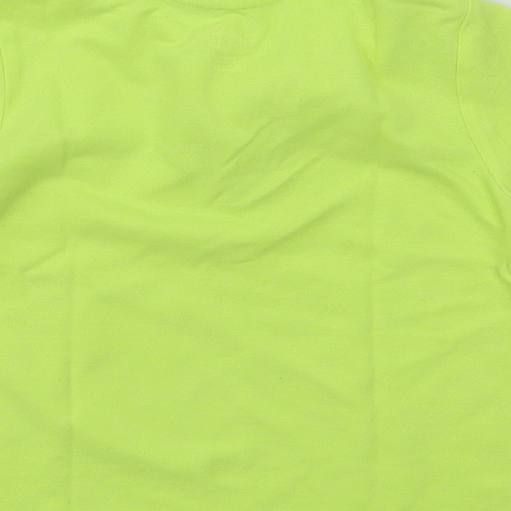 F&F Boys Green  Cotton Basic Polo Size 2-3 Years Collared