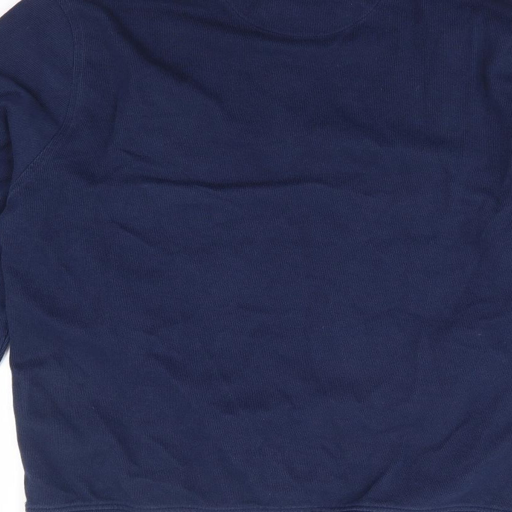 Marks and Spencer Mens Black High Neck  Cotton Pullover Jumper Size M