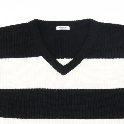 Womens UK Size L Simply Be Multicoloured Pullover Jumper