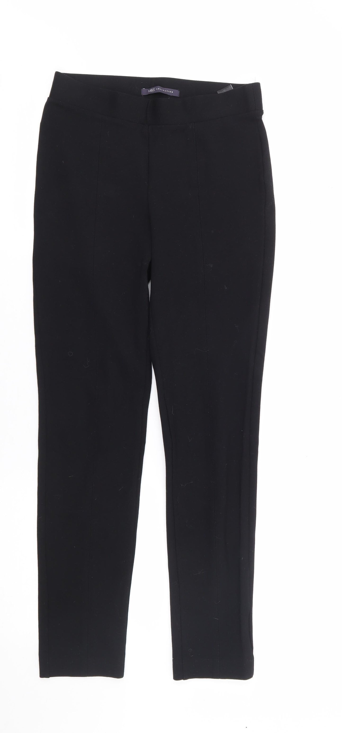 Womens UK Size 8 Marks and Spencer  Capri Black Leggings