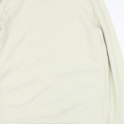 NEXT Mens Beige Round Neck  Cotton Pullover Jumper Size L