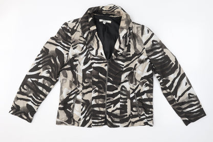 Brandex Womens Multicoloured Camouflage  Rain Coat Coat Size 14
