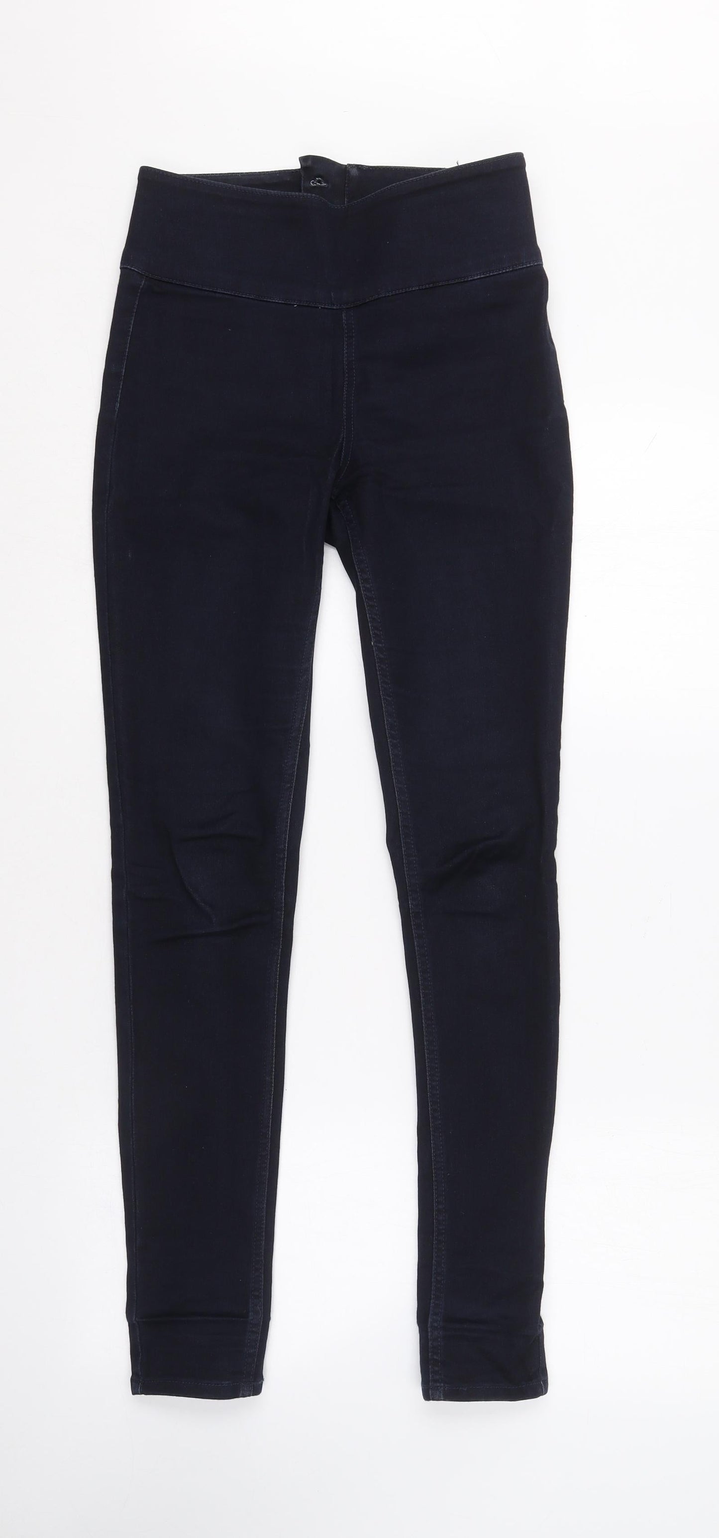 Womens UK Size S Pieces Regular Fit Jegging Blue Trousers