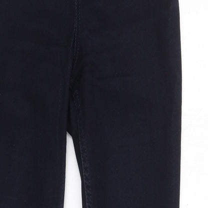 Womens UK Size S Pieces Regular Fit Jegging Blue Trousers