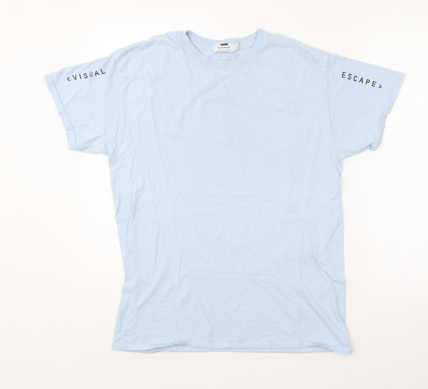 Womens UK Size S Topman Blue Basic Polo