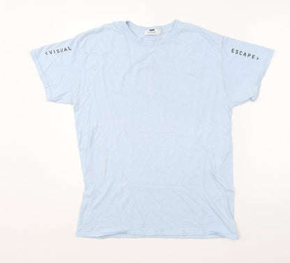 Womens UK Size S Topman Blue Basic Polo