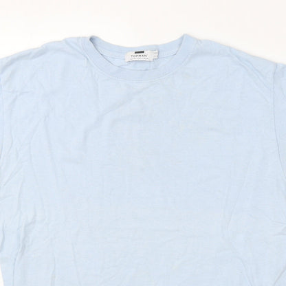 Womens UK Size S Topman Blue Basic Polo