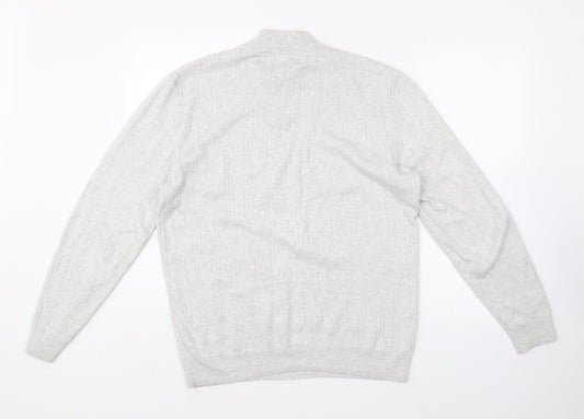 Womens UK Size L NEXT Grey Pullover Jumper