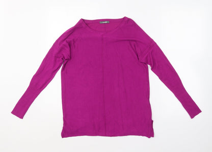 Womens UK Size 8 South Pink Pullover Jumper