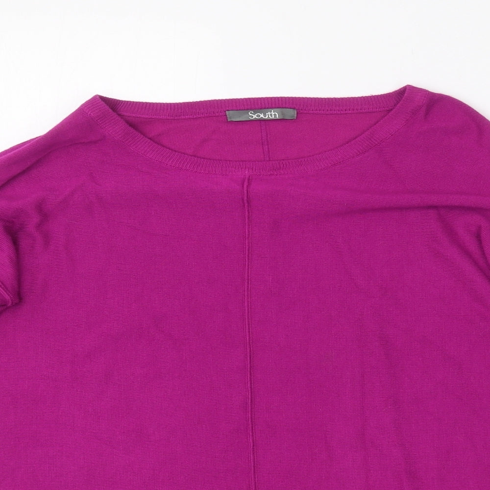 Womens UK Size 8 South Pink Pullover Jumper
