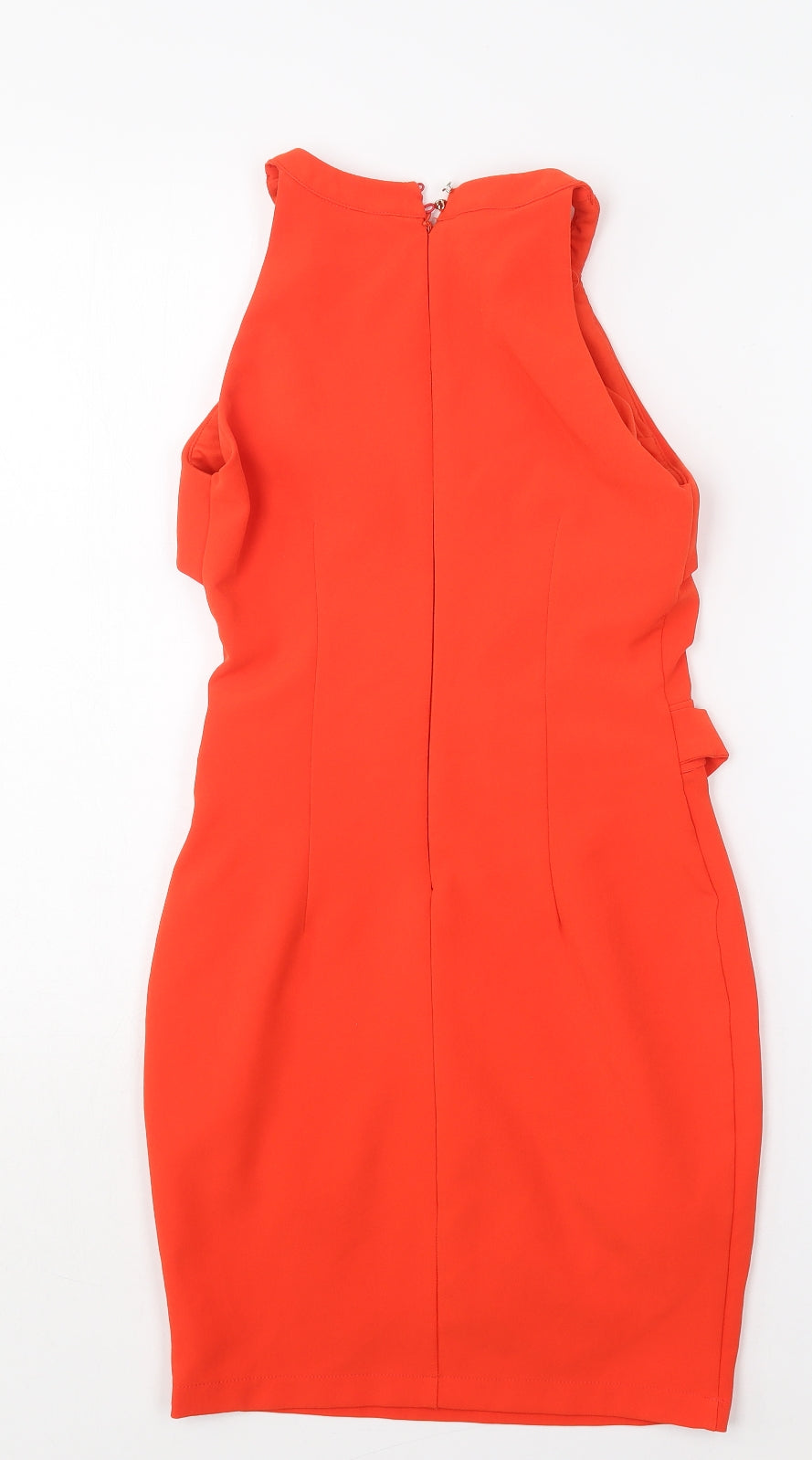Explosion Womens Red  Polyester Bodycon  Size 36  Round Neck