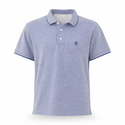 Womens UK Size M Selected Homme Blue Basic Polo