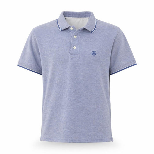 Womens UK Size M Selected Homme Blue Basic Polo