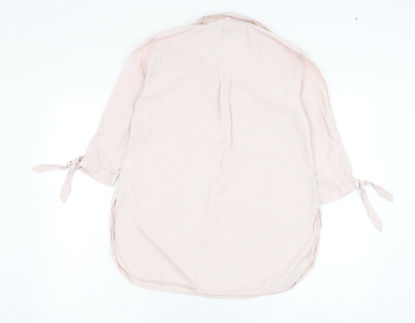 Womens UK Size 8 New Look Pink Basic Blouse